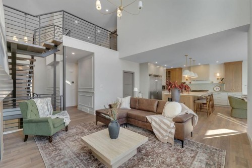 2044 Waterbury Road, Chestermere, AB - Indoor Photo Showing Living Room