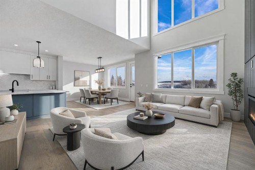 68 Heritage Ridge, Cochrane, AB - Indoor Photo Showing Living Room