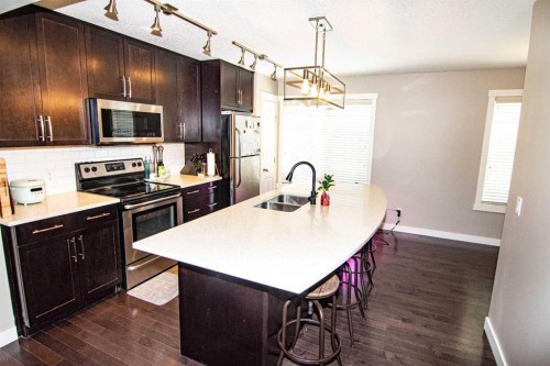 286 Promenade Way Se, Calgary, AB - Indoor Photo Showing Kitchen With Double Sink With Upgraded Kitchen