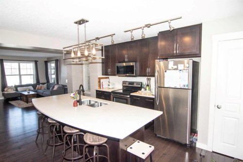 286 Promenade Way Se, Calgary, AB - Indoor Photo Showing Kitchen With Double Sink