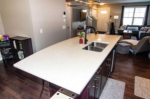 286 Promenade Way Se, Calgary, AB - Indoor Photo Showing Kitchen With Double Sink