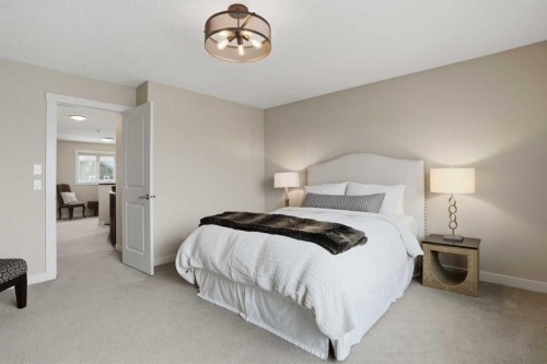 95 Cranarch Circle Se, Calgary, AB - Indoor Photo Showing Bedroom