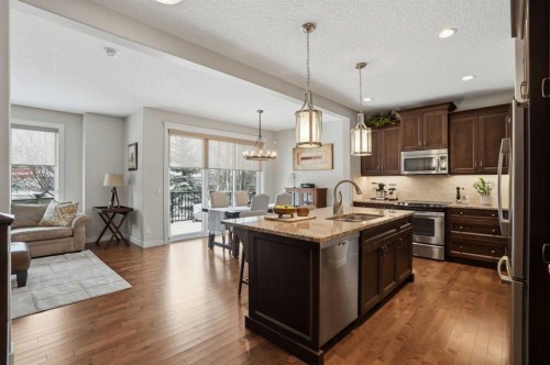 95 Cranarch Circle Se, Calgary, AB - Indoor Photo Showing Kitchen With Upgraded Kitchen