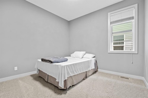 279 Chaparral Valley Way Se, Calgary, AB - Indoor Photo Showing Bedroom
