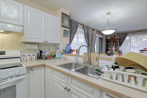 501 Coral Cove Ne, Calgary, AB - Indoor Photo Showing Kitchen With Double Sink