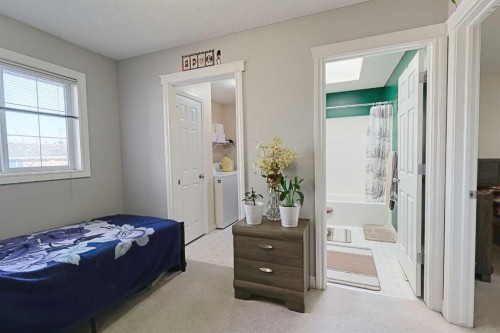 501 Coral Cove Ne, Calgary, AB - Indoor Photo Showing Bedroom