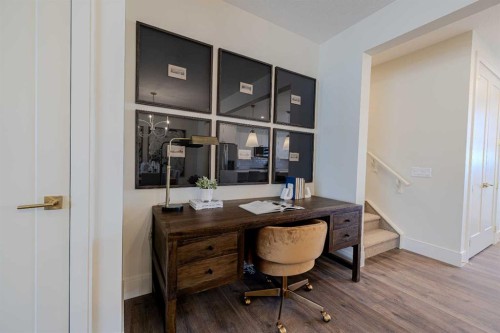 14 Tillotson Downs, Okotoks, AB - Indoor Photo Showing Office
