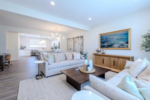 14 Tillotson Downs, Okotoks, AB - Indoor Photo Showing Living Room