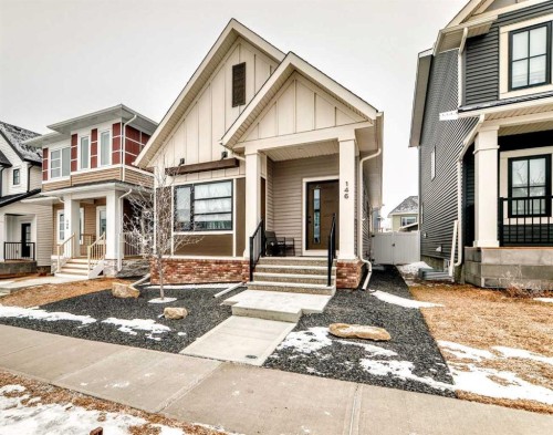 146 Highview Gate Se, Airdrie, AB - Outdoor With Facade