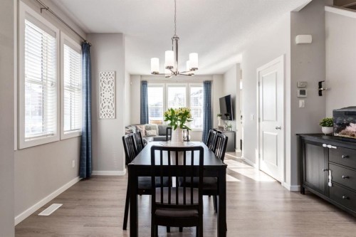 1217 Legacy Circle Se, Calgary, AB - Indoor Photo Showing Dining Room