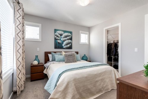 1217 Legacy Circle Se, Calgary, AB - Indoor Photo Showing Bedroom