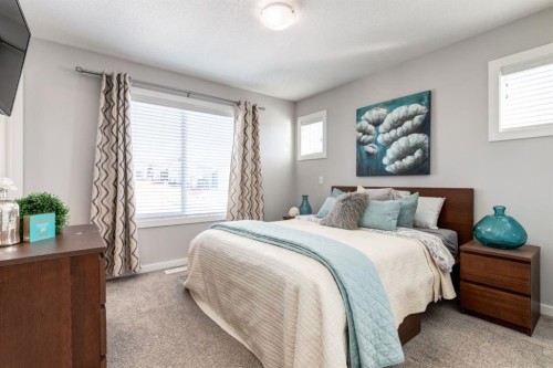 1217 Legacy Circle Se, Calgary, AB - Indoor Photo Showing Bedroom