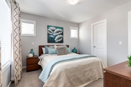 1217 Legacy Circle Se, Calgary, AB - Indoor Photo Showing Bedroom