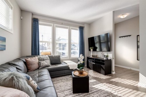 1217 Legacy Circle Se, Calgary, AB - Indoor Photo Showing Living Room