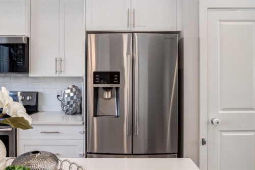 1217 Legacy Circle Se, Calgary, AB - Indoor Photo Showing Kitchen With Stainless Steel Kitchen