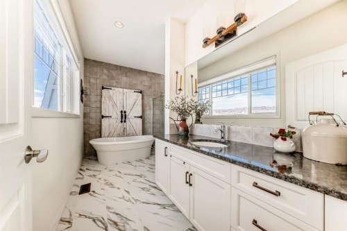 44 Riviera Way, Cochrane, AB - Indoor Photo Showing Bathroom