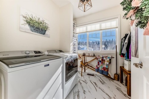 44 Riviera Way, Cochrane, AB - Indoor Photo Showing Laundry Room