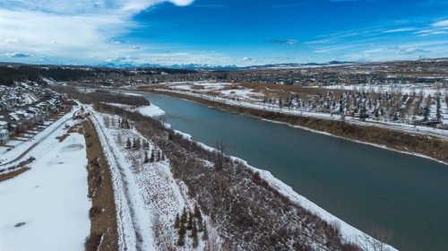 44 Riviera Way, Cochrane, AB - Outdoor With Body Of Water With View