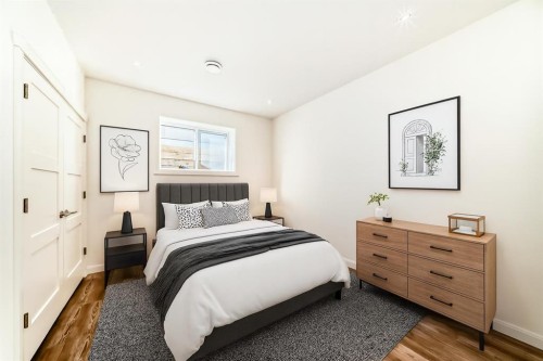 2323 3 Avenue Nw, Calgary, AB - Indoor Photo Showing Bedroom