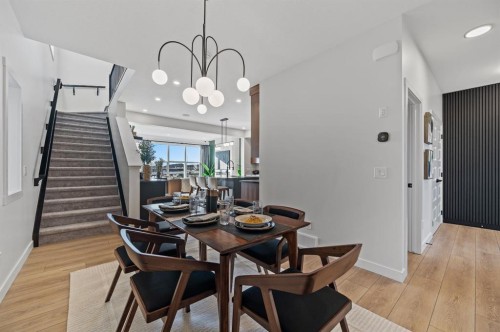 61 Keystone Creek Terrace, Calgary, AB - Indoor Photo Showing Dining Room