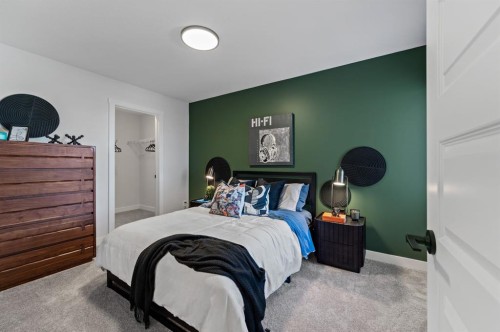 61 Keystone Creek Terrace, Calgary, AB - Indoor Photo Showing Bedroom