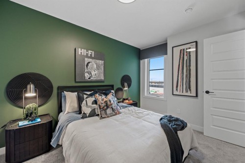 61 Keystone Creek Terrace, Calgary, AB - Indoor Photo Showing Bedroom