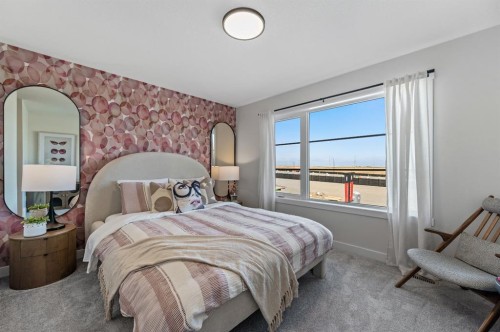 61 Keystone Creek Terrace, Calgary, AB - Indoor Photo Showing Bedroom