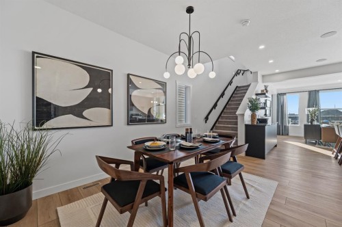 61 Keystone Creek Terrace, Calgary, AB - Indoor Photo Showing Dining Room