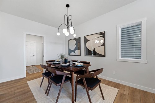 61 Keystone Creek Terrace, Calgary, AB - Indoor Photo Showing Dining Room