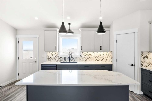 3442 Victory Way, Olds, AB - Indoor Photo Showing Kitchen