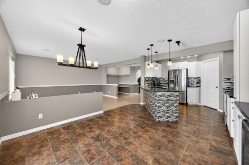378 Panamount Drive Nw, Calgary, AB - Indoor Photo Showing Kitchen With Upgraded Kitchen