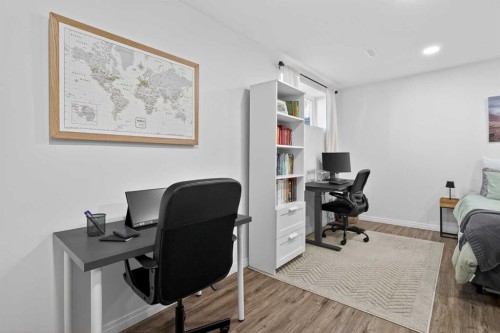 61 Auburn Meadows View Se, Calgary, AB - Indoor Photo Showing Office