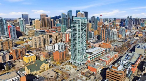 1007-930 16 Avenue Sw, Calgary, AB - Outdoor With View