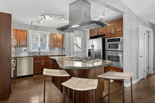 240 Riverbrook Way Se, Calgary, AB - Indoor Photo Showing Kitchen With Stainless Steel Kitchen With Upgraded Kitchen