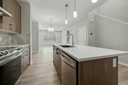228 Walgrove Way Se, Calgary, AB - Indoor Photo Showing Kitchen With Upgraded Kitchen
