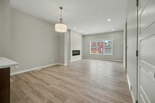 228 Walgrove Way Se, Calgary, AB - Indoor With Fireplace