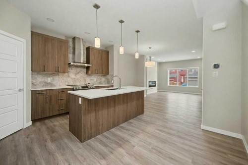 228 Walgrove Way Se, Calgary, AB - Indoor Photo Showing Kitchen With Upgraded Kitchen