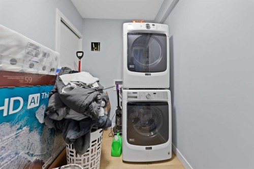 102 Martin Crossing Grove Ne, Calgary, AB - Indoor Photo Showing Laundry Room