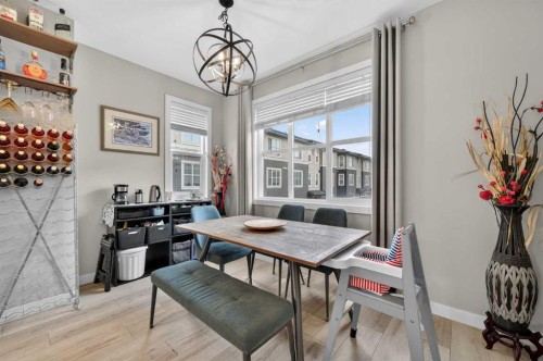 4 Cornerstone Manor Ne, Calgary, AB - Indoor Photo Showing Dining Room