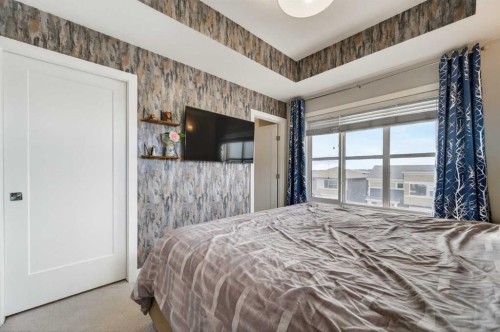 4 Cornerstone Manor Ne, Calgary, AB - Indoor Photo Showing Bedroom