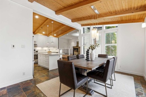 2623 Glenmount Drive Sw, Calgary, AB - Indoor Photo Showing Dining Room