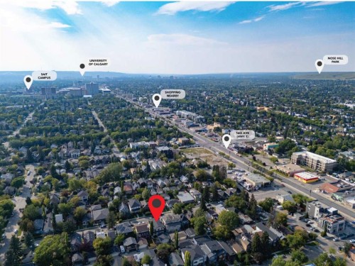 1428 2A Street Nw, Calgary, AB - Outdoor With View