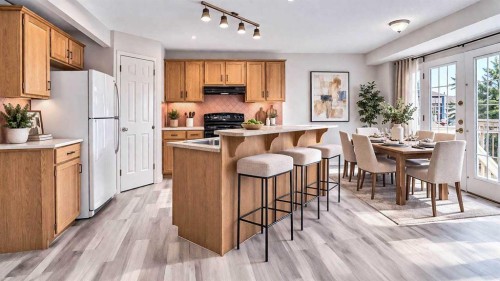 17 Taracove Crescent Ne, Calgary, AB - Indoor Photo Showing Kitchen