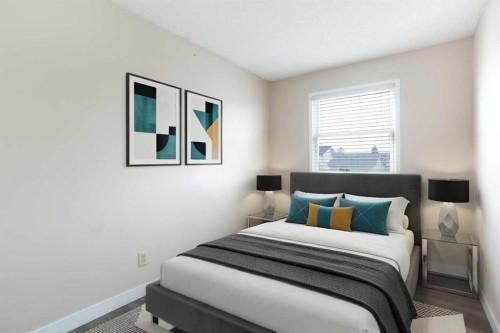 17 Martindale Drive Ne, Calgary, AB - Indoor Photo Showing Bedroom