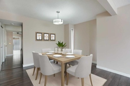 17 Martindale Drive Ne, Calgary, AB - Indoor Photo Showing Dining Room