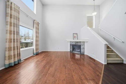 1076 Cranston Drive Se, Calgary, AB - Indoor With Fireplace
