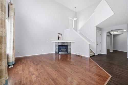 1076 Cranston Drive Se, Calgary, AB - Indoor With Fireplace