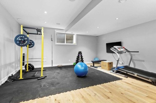 2316 22 Street Nw, Calgary, AB - Indoor Photo Showing Gym Room