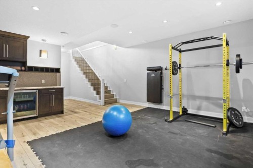 2316 22 Street Nw, Calgary, AB - Indoor Photo Showing Gym Room