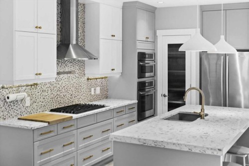 2316 22 Street Nw, Calgary, AB - Indoor Photo Showing Kitchen With Upgraded Kitchen